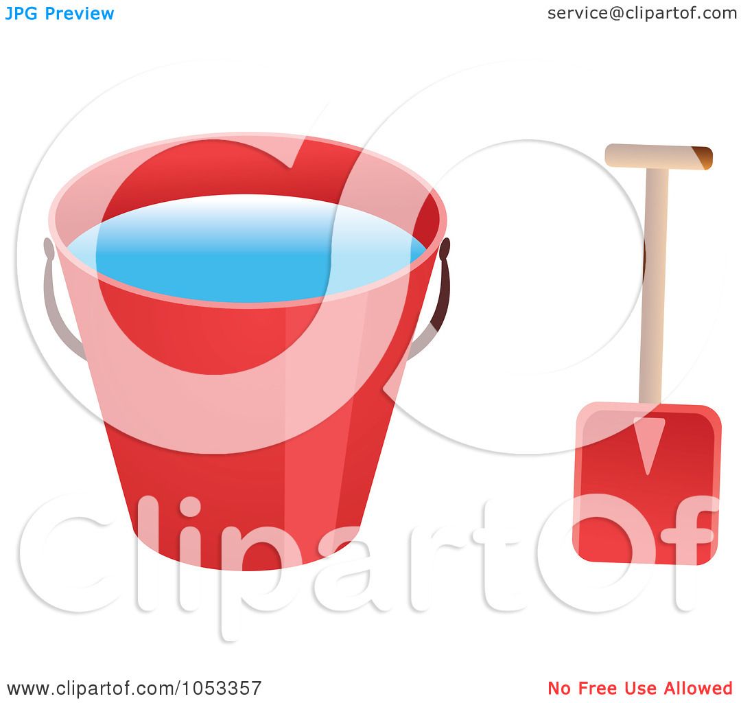 1080x1024 Royalty Free Vector Clip Art Illustration Of A Shovel And Red