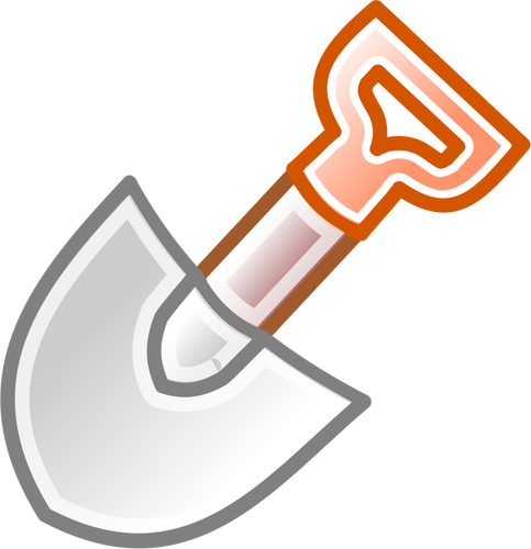 483x500 Vector Clip Art Of Shovel With Red Handle Public Domain Vectors