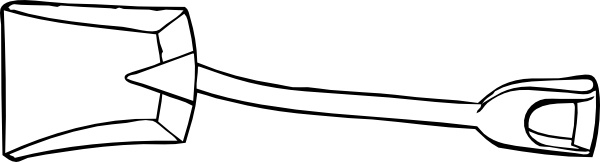 600x162 Coal Shovel Clip Art Free Vector In Open Office Drawing Svg ( Svg