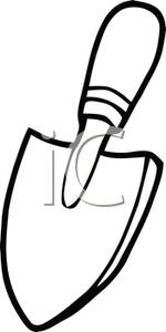 150x300 Black Clipart Shovel