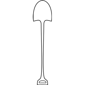 300x300 Shovel Drawing Related Keywords Clipart Image
