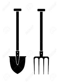 189x267 Drawing Of Shovels Or Pitch Fork