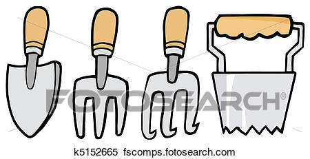 450x231 Clipart Of Gardening Tools K5152665