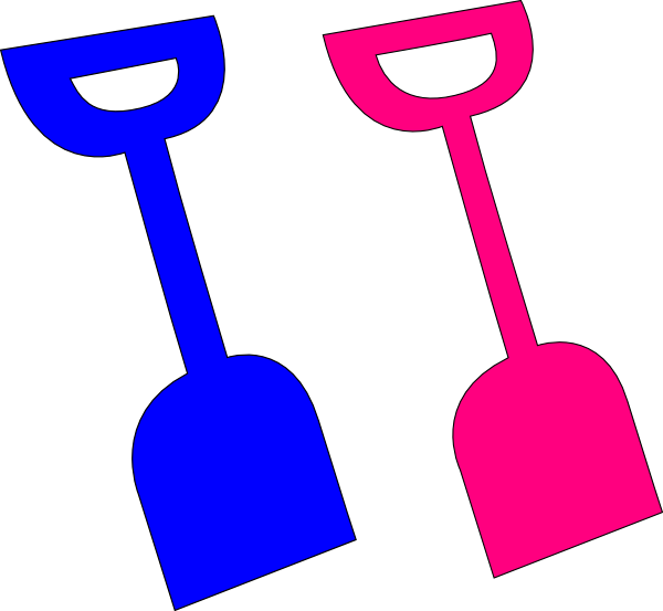 600x553 Red Clipart Shovel