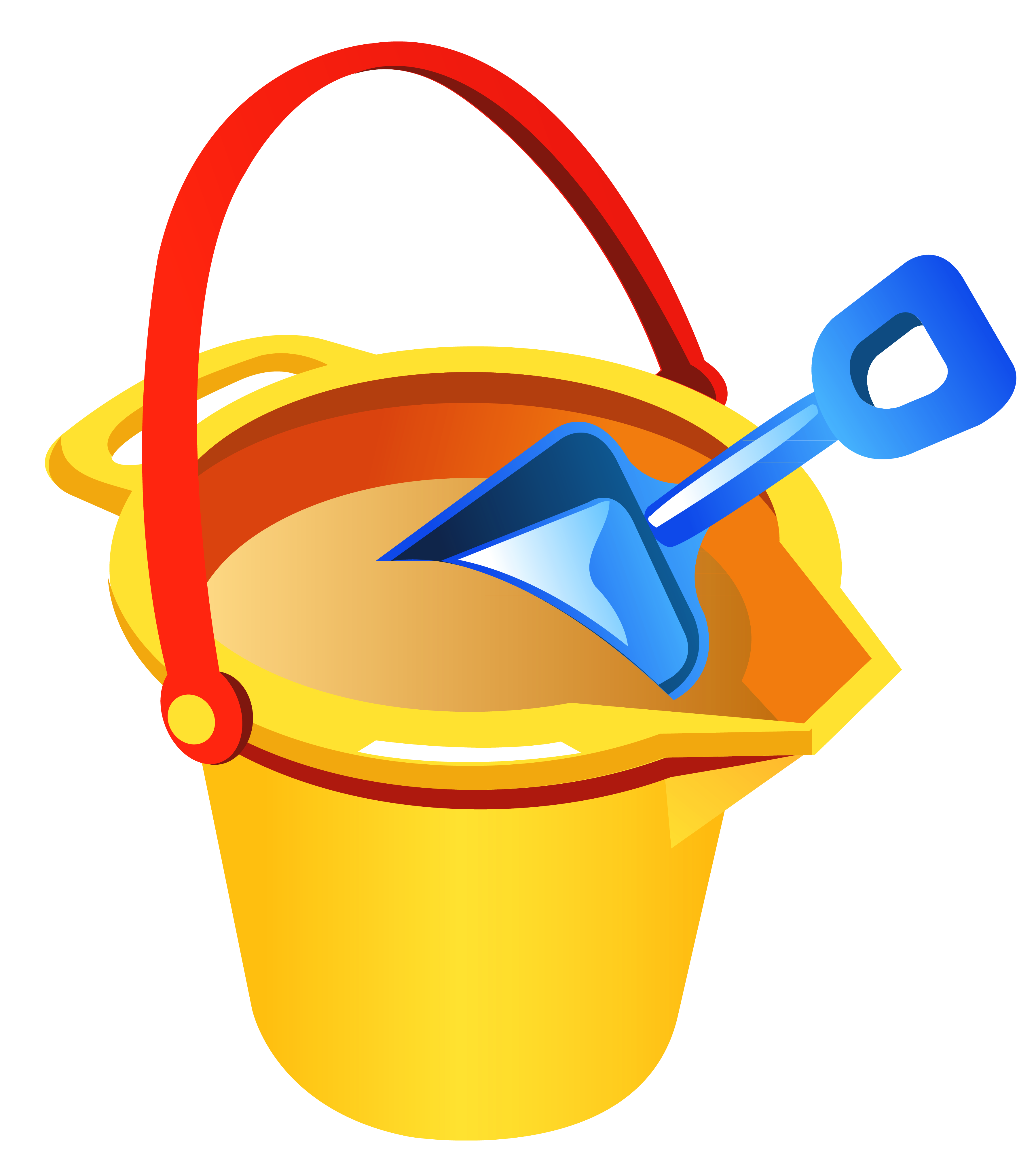 3598x4052 Beach Clipart Shovel