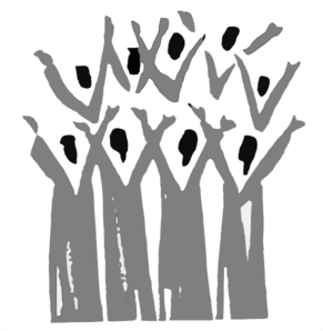 291x298 Choir In Grey Clip Art