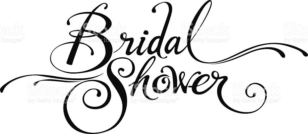 1024x448 Luxurious And Splendid Bridal Shower Clipart Stock Vector Art