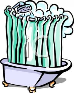 240x300 Curtain Around A Shower Tub