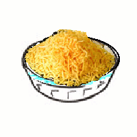 200x200 Cheese Clipart Grated Cheese