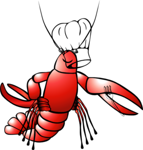 285x298 Crawfish Chef Clip Art