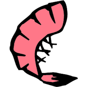 300x300 Shrimp Clip Art 2