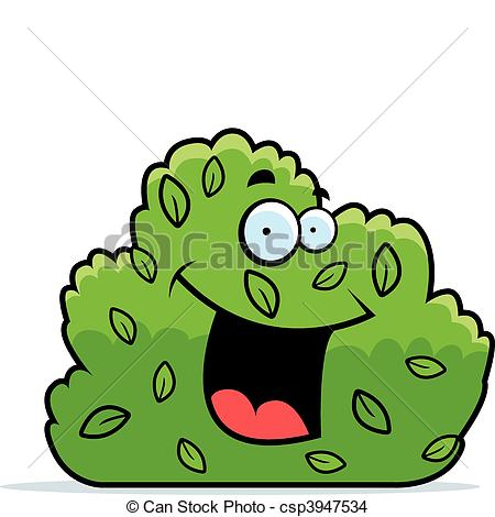 450x470 Green Bush Clipart
