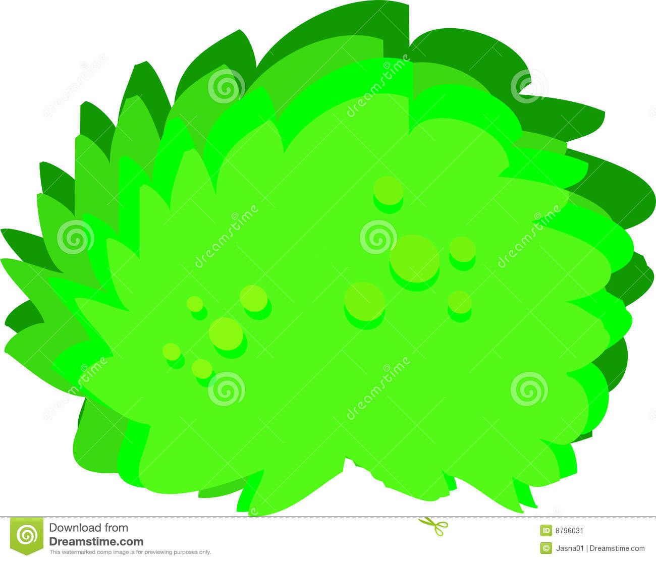 1300x1114 Green Bush Clipart