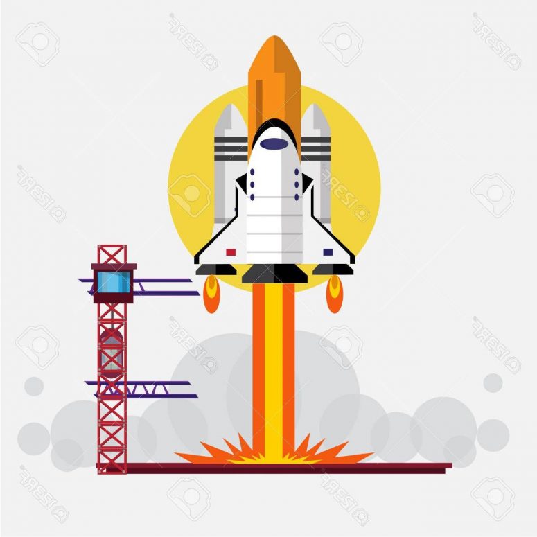 775x775 Best Space Shuttle Cartoon Vector Images Clip Art Designs