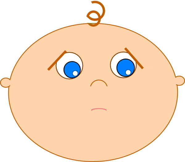 600x528 Shy Baby Not Pouty Clip Art