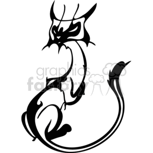 300x300 Royalty Free Evil Looking Siamese Cat 372932 Vector Clip Art Image