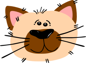 300x222 Siamese Cartoon Cat Clip Art