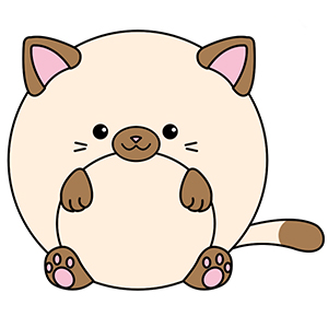 300x300 Siamese Cat Clipart Adorable