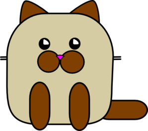 298x264 Siamese Kitty Clip Art