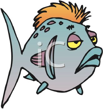 330x350 Cartoon Fish Clipart