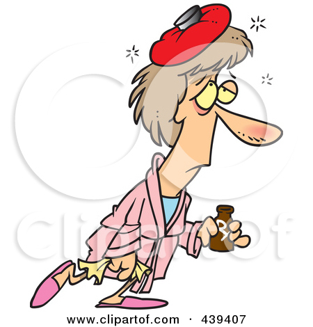 450x470 Clip Art Sick Woman Clipart
