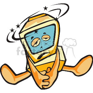 300x300 Royalty Free Computer Virus 135827 Vector Clip Art Image