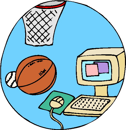 490x505 Sick Computer Clipart