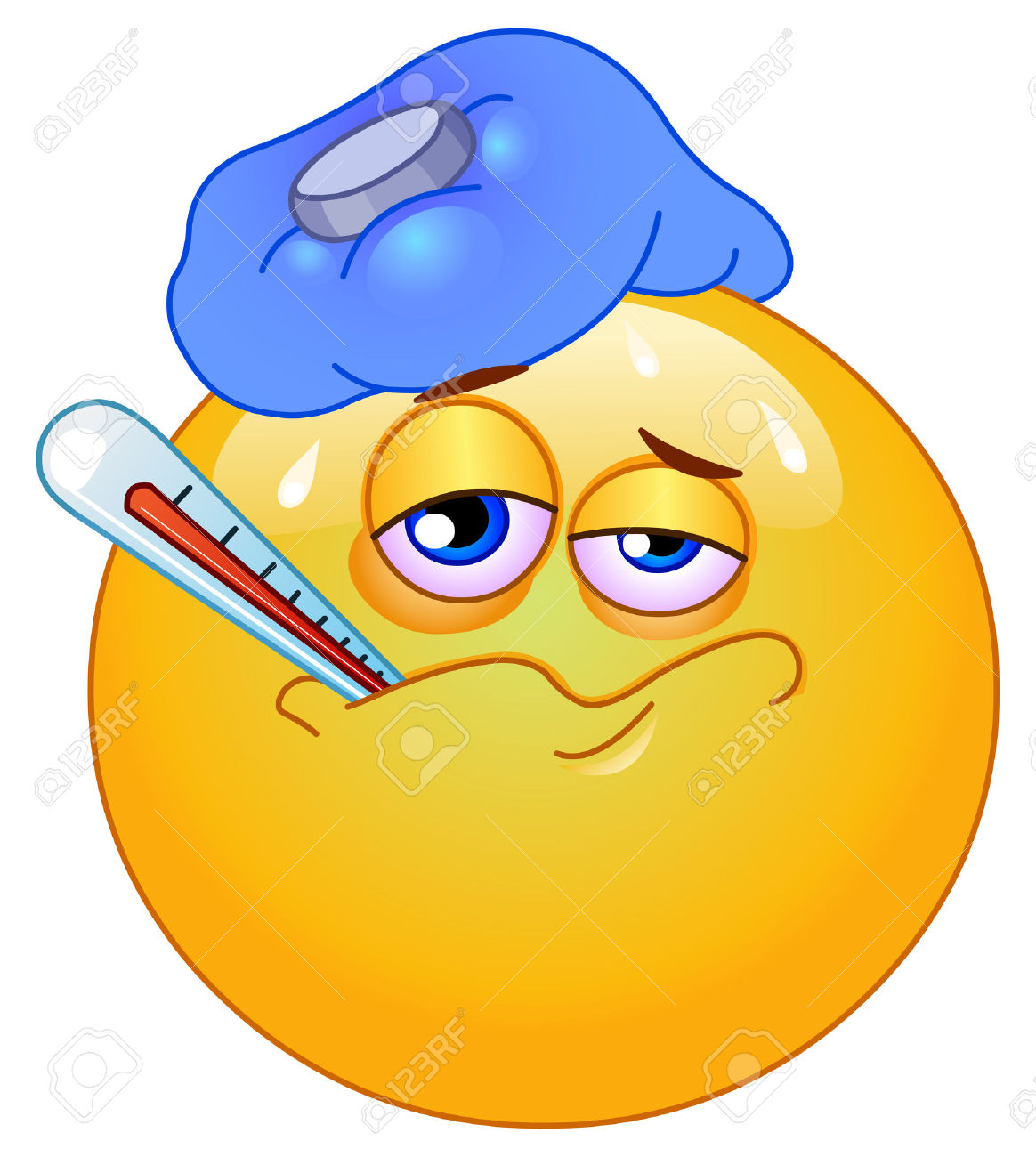 1164x1300 Cold Clipart Sick Face