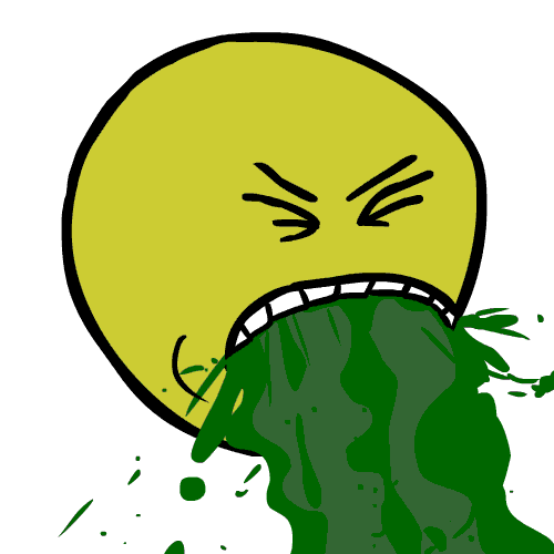 500x500 Sick Smiley Face Green Sick Smiley Face Emojis