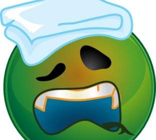 311x280 Sick Smiley Vector Clip Art Free Vector Free Download