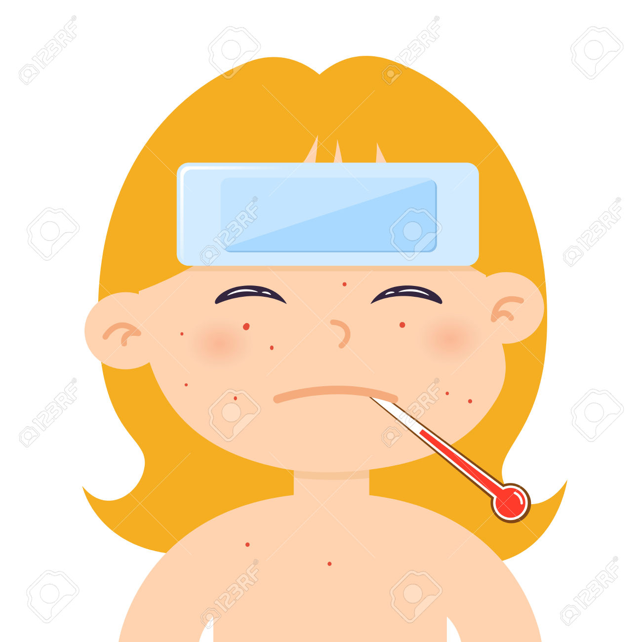 1300x1300 Sick Clipart High Fever