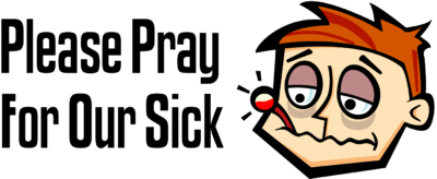 400x164 Image Pray For Our Sick Prayer Clip Art