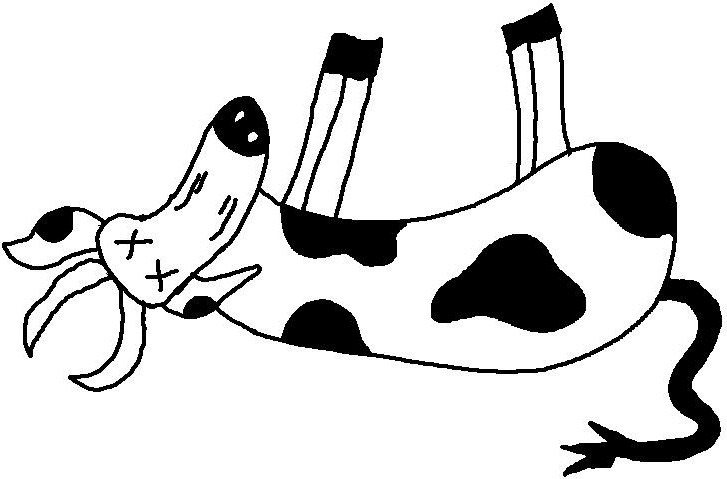 727x479 Sick Cow Clipart Clipartfest