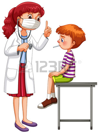335x450 Doctor And Crying Girl Illustration Royalty Free Cliparts, Vectors
