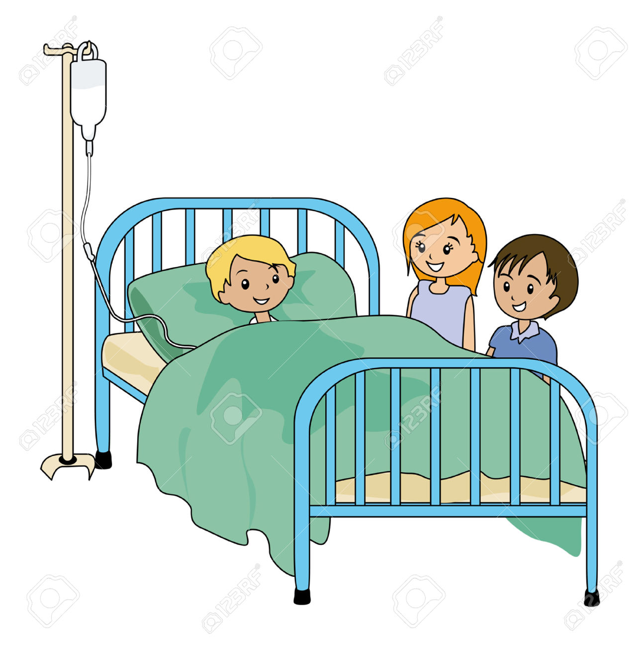 1287x1300 Person In Hospital Clipart