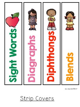 263x350 Phonics Strips And Sight Word Strips By Aharwell Tpt