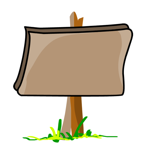 600x630 Sign Clipart Board