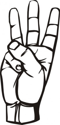 207x425 Sign Language Clip Art Download