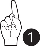 172x195 Free American Sign Language Clipart