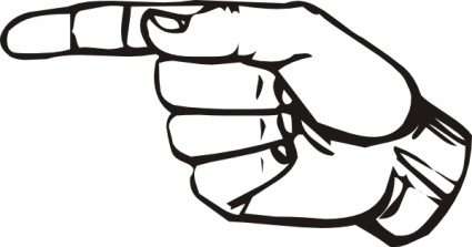 425x223 Hand Signal Clipart