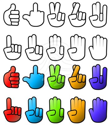358x400 Peace Sign Clipart Hand Signal