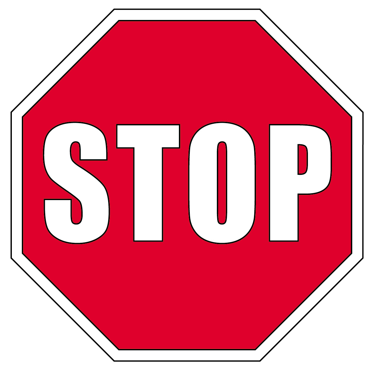 1200x1200 Free Clipart Stop Sign