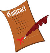 162x170 Contract Clip Art