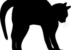 235x165 Exclusive Cat Silhouette Clip Art Black Clipart Image Of A