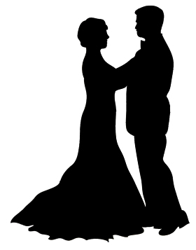 280x357 Silhouette Dancer Clip Art Image