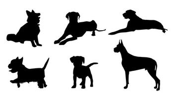 349x200 Dog Silhouettes
