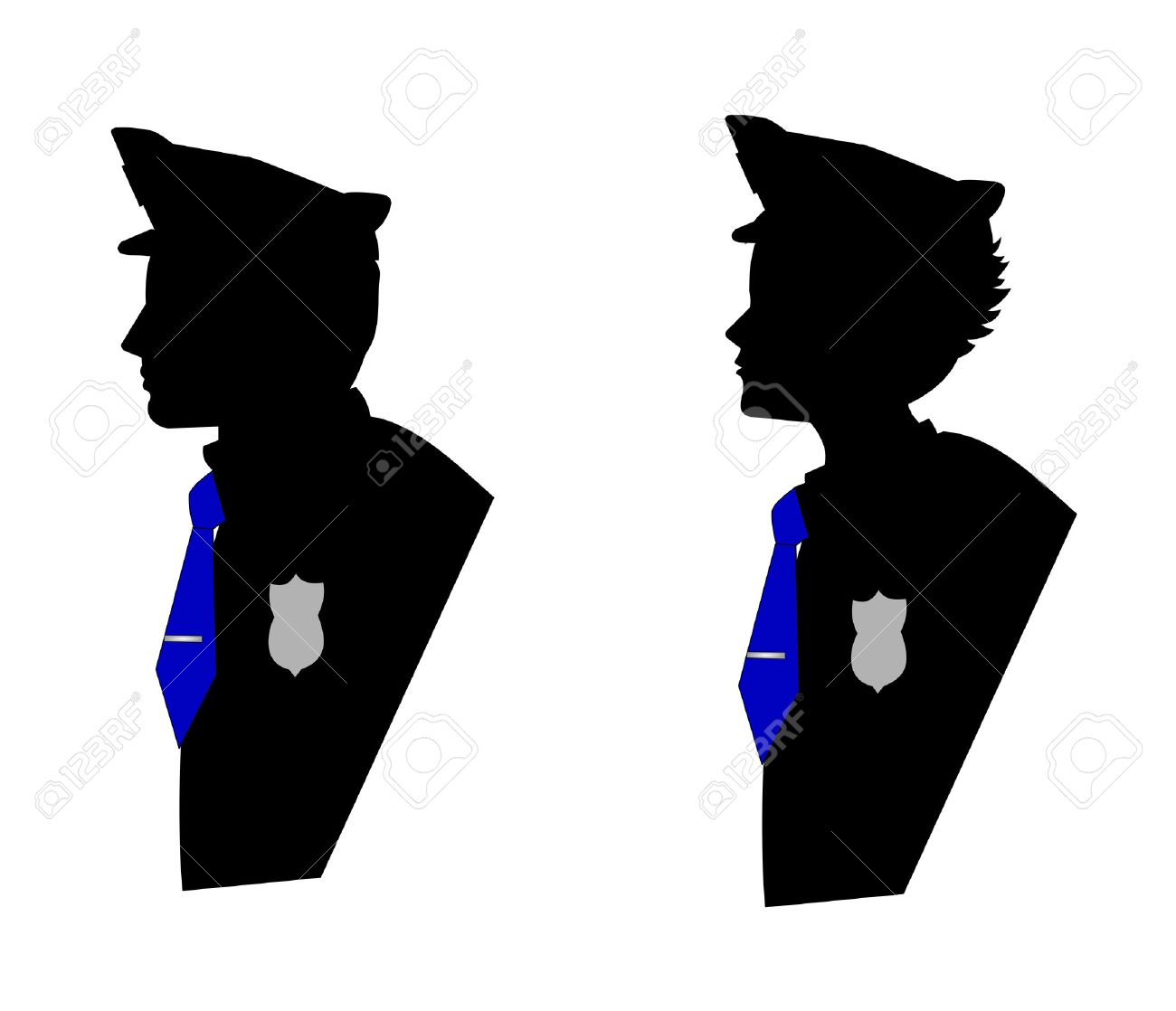 1300x1118 Silhouette Free Clipart Police Officer