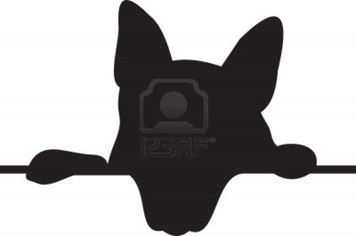 1200x798 Dog Sitting Silhouette Clipart