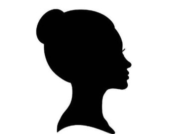 340x270 Profile Silhouette Clipart