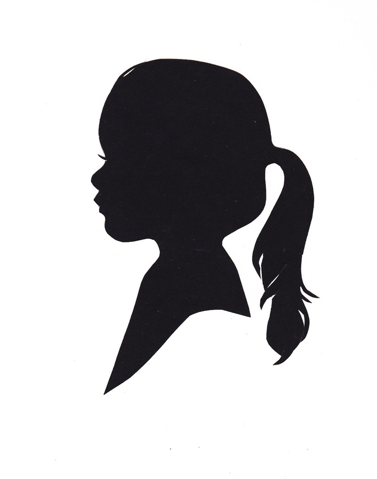 736x935 Little Girl Clipart Silhouette